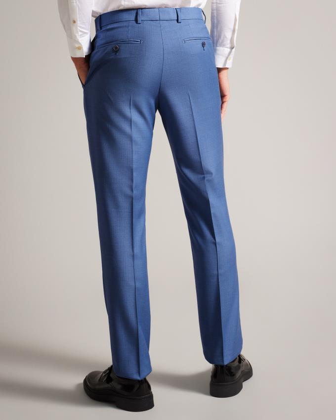 Pantalon Ted Baker Wool Suit Bleu Homme | EWA-79872869